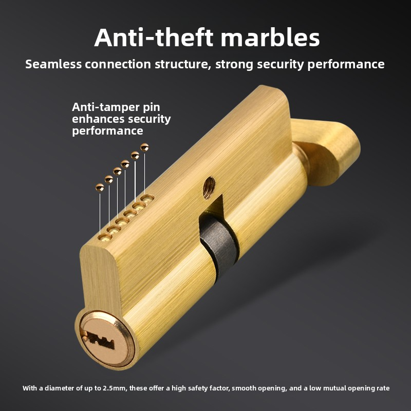 Door Cylinder Lock Biased 70mm - Home Security Locks For Doors recension och pris