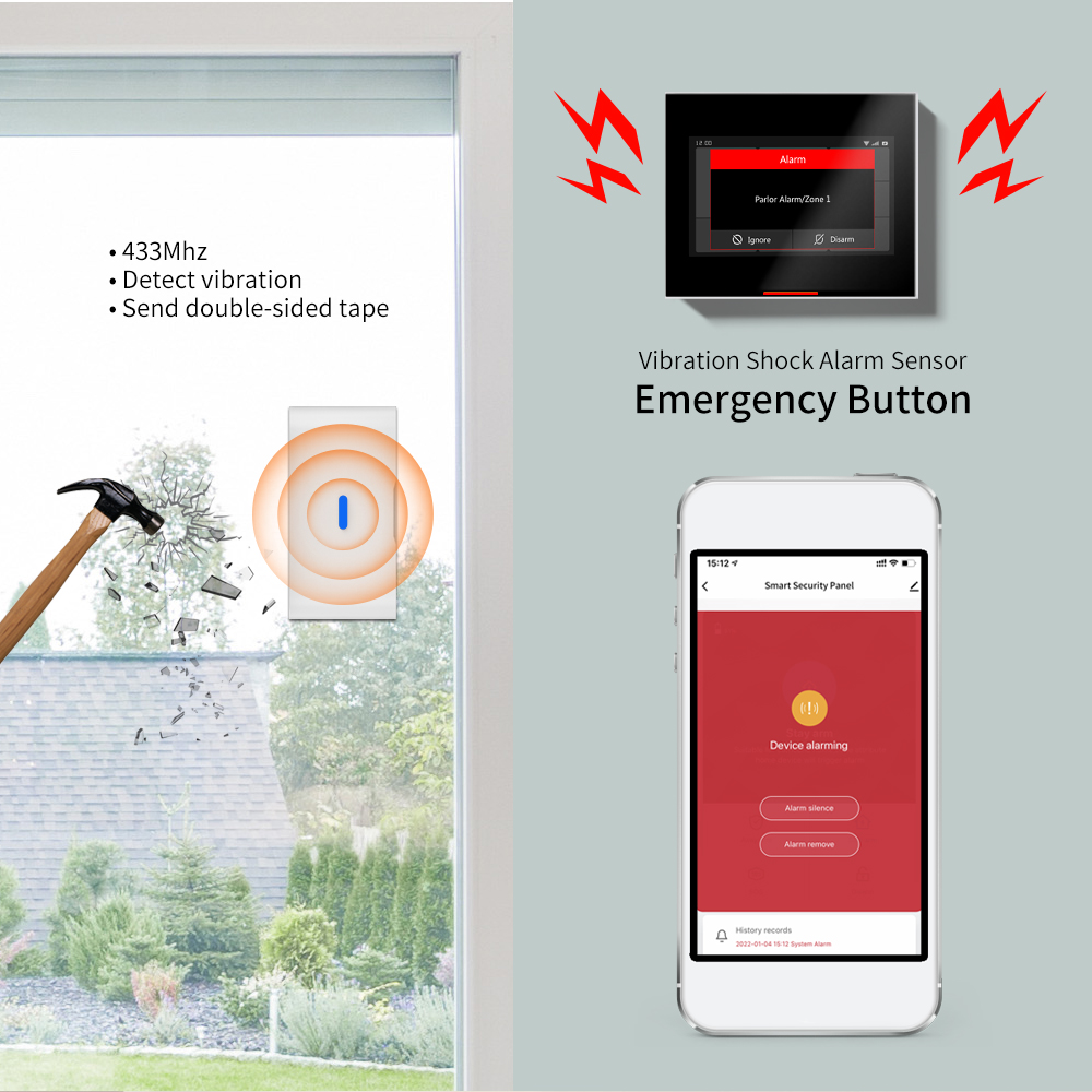 Staniot 433MHz EV1527 Wireless - Home Security Gate recension och pris