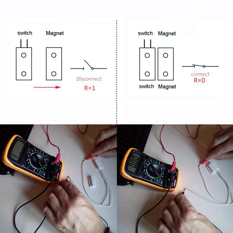 1/2/3/4/5/10/20PCS MC-38 Wired - Home Security Gate recension och pris