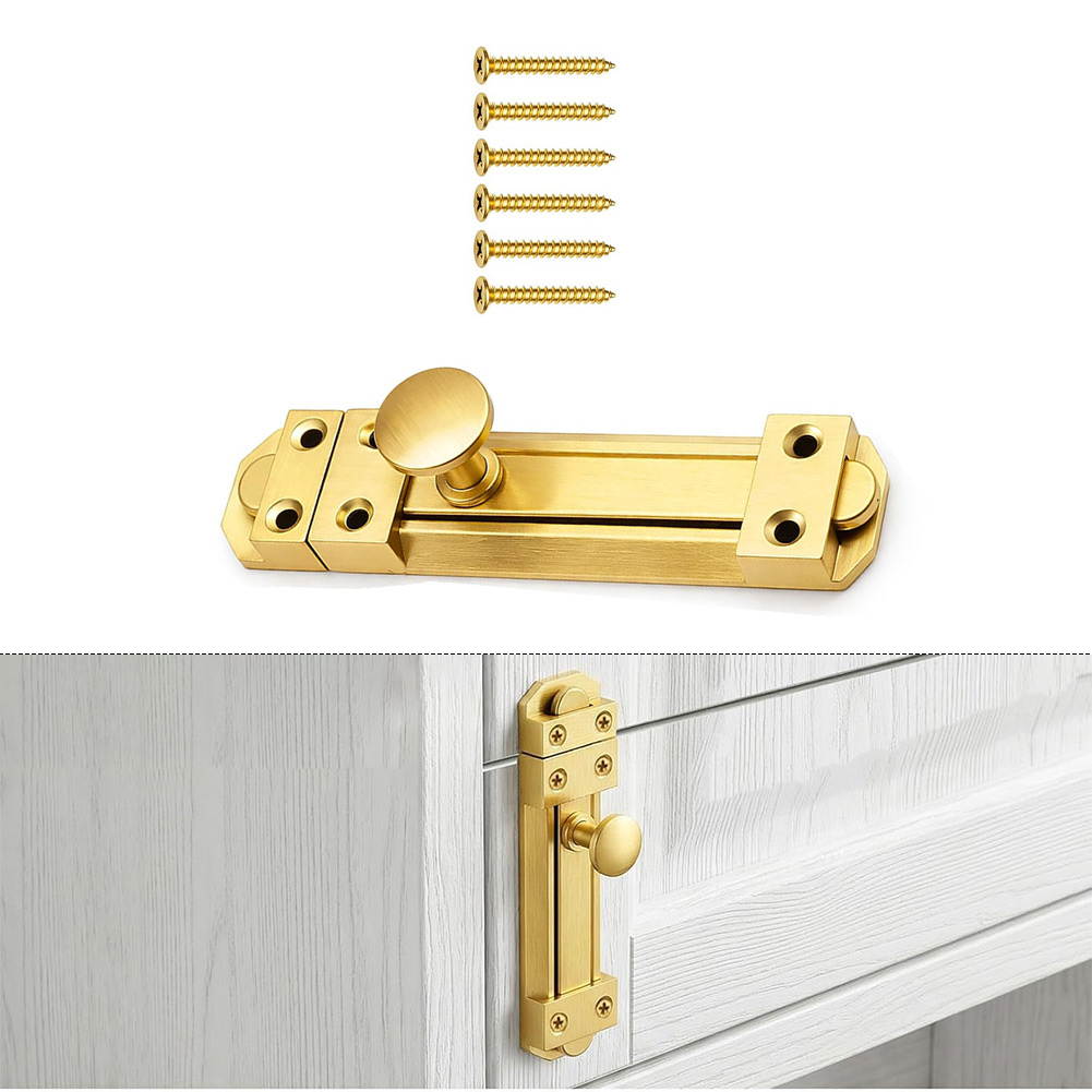 5 Inch Solid Brass Sliding Doo - Home Security Locks For Doors recension och pris