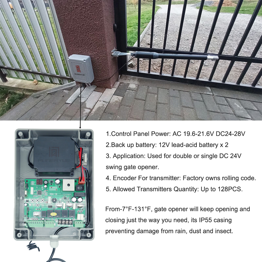 Electric Gate Opener Medium Du - Home Security Electric Fence recension och pris