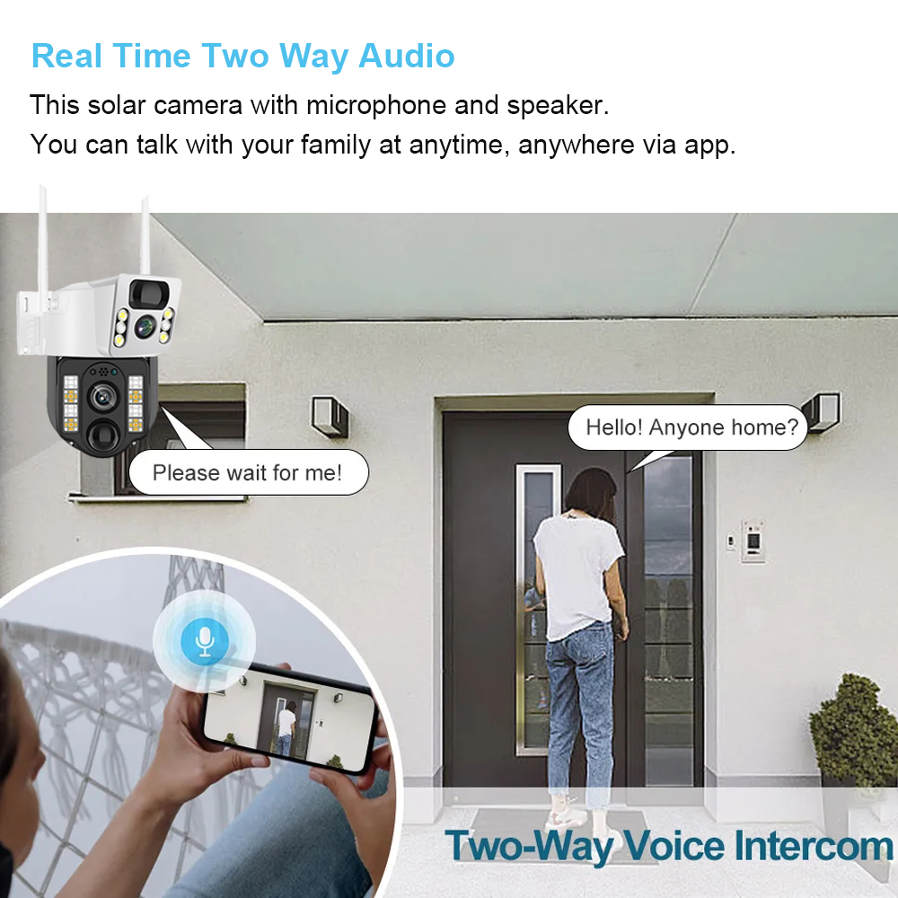 WiFi/4G Solar Camera IP CCTV S - Home Security No Wifi Needed recension och pris