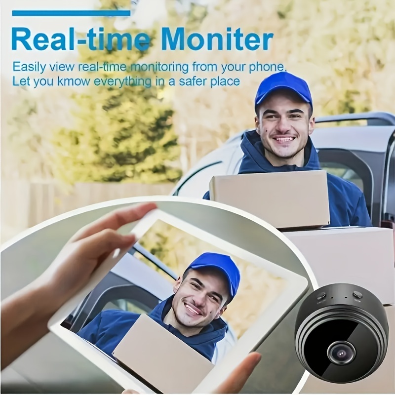 1pc Rechargeable Wireless Mini - Home Security Hidden Cameras recension och pris