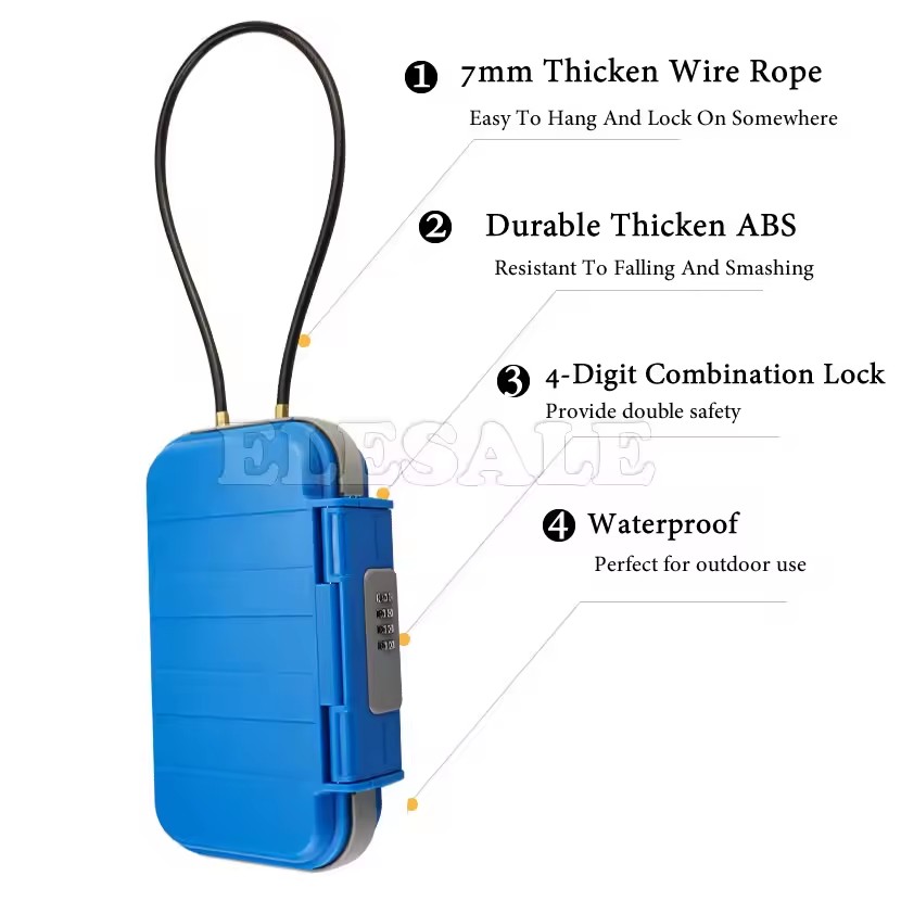 Creative Portable 4-digit Comb - Home Security Safe recension och pris