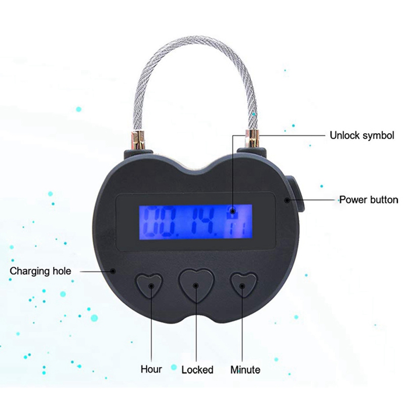 Smart Time Lock LCD Display Ti - Home Security Electronics recension och pris