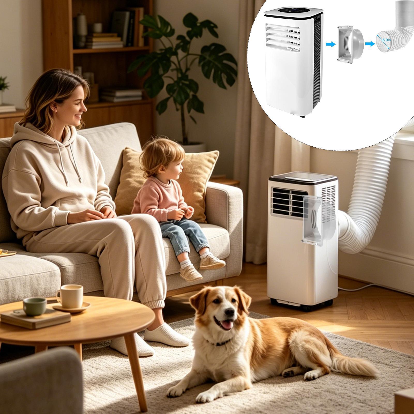 5.9 Inch Square Ac Exhaust Hos - Home Security Youtube recension och pris