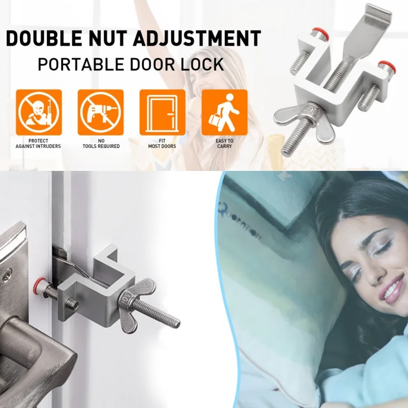 Portable Door Lock Travel Hote - Home Security Tapo recension och pris