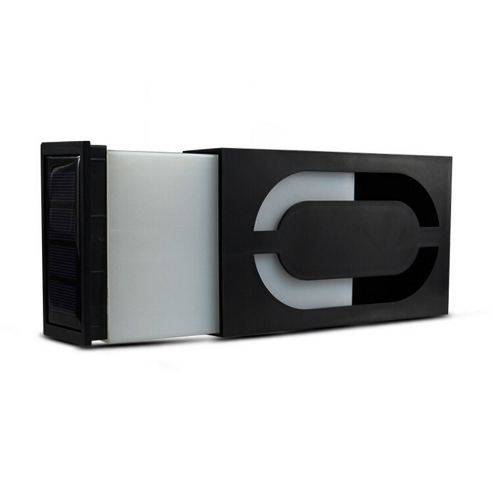 Solar Power 6 LED Doorplate Nu - Home Security Number recension och pris