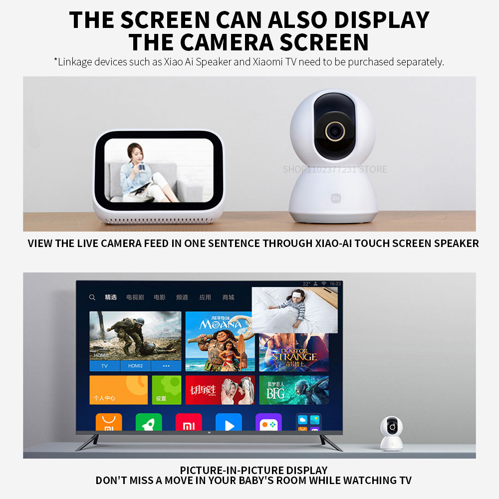 Original Xiaomi Smart Camera 2 - Home Security Camera Xiaomi Mi 360 recension och pris