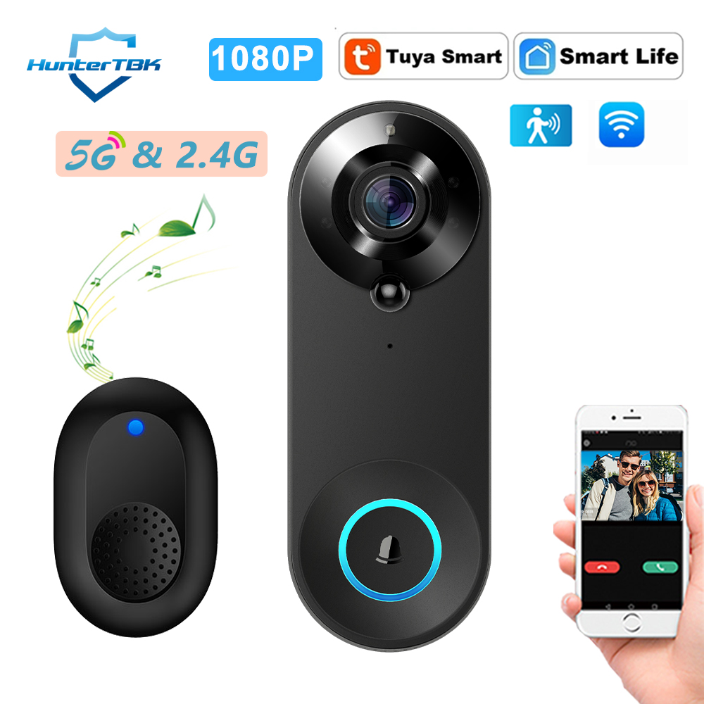 5G 2.4G WiFi Video Doorbell 10 - Home Security No Wifi Needed recension och pris