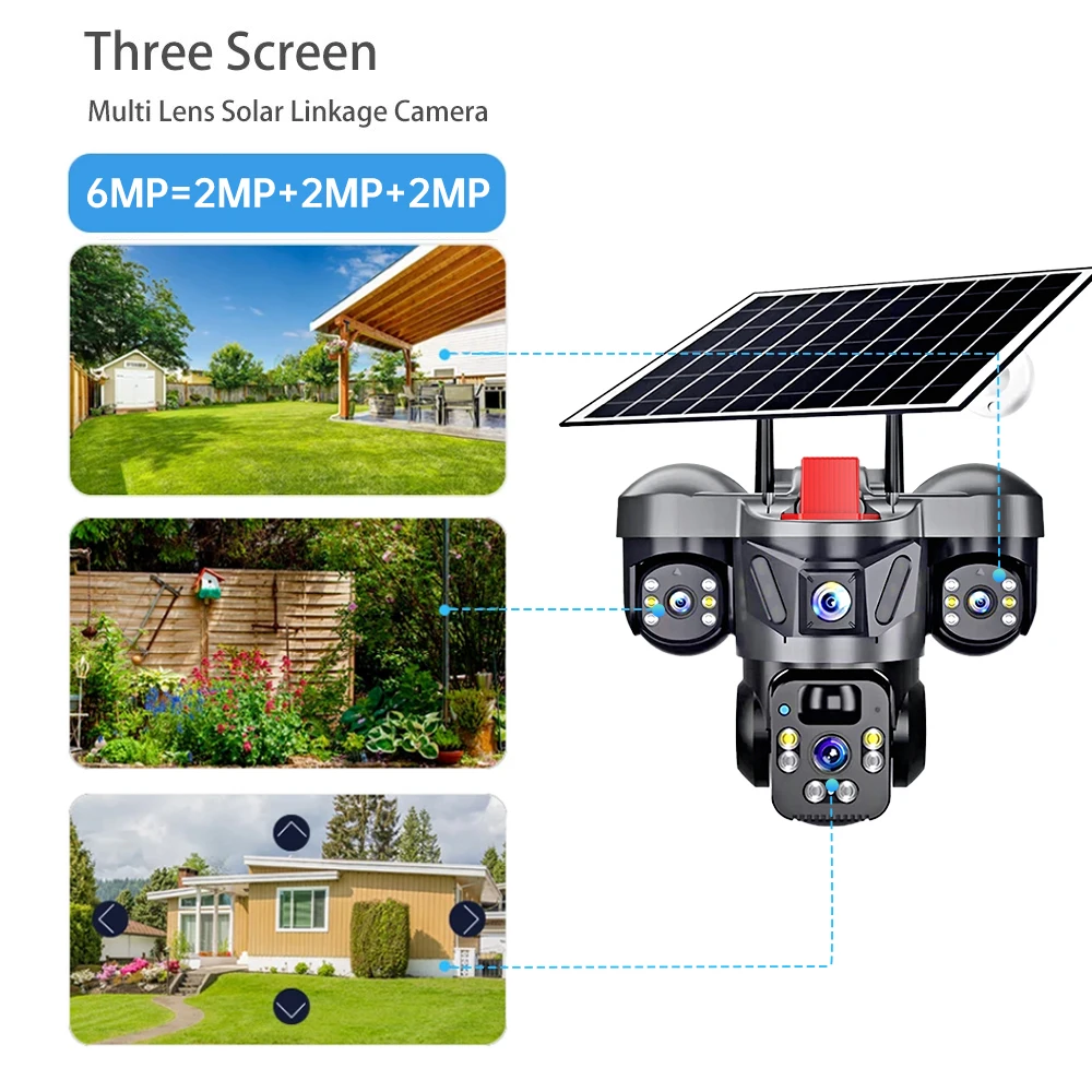 KERUI V380 Pro Outdoor PTZ 6MP - Home Security No Wifi Needed recension och pris