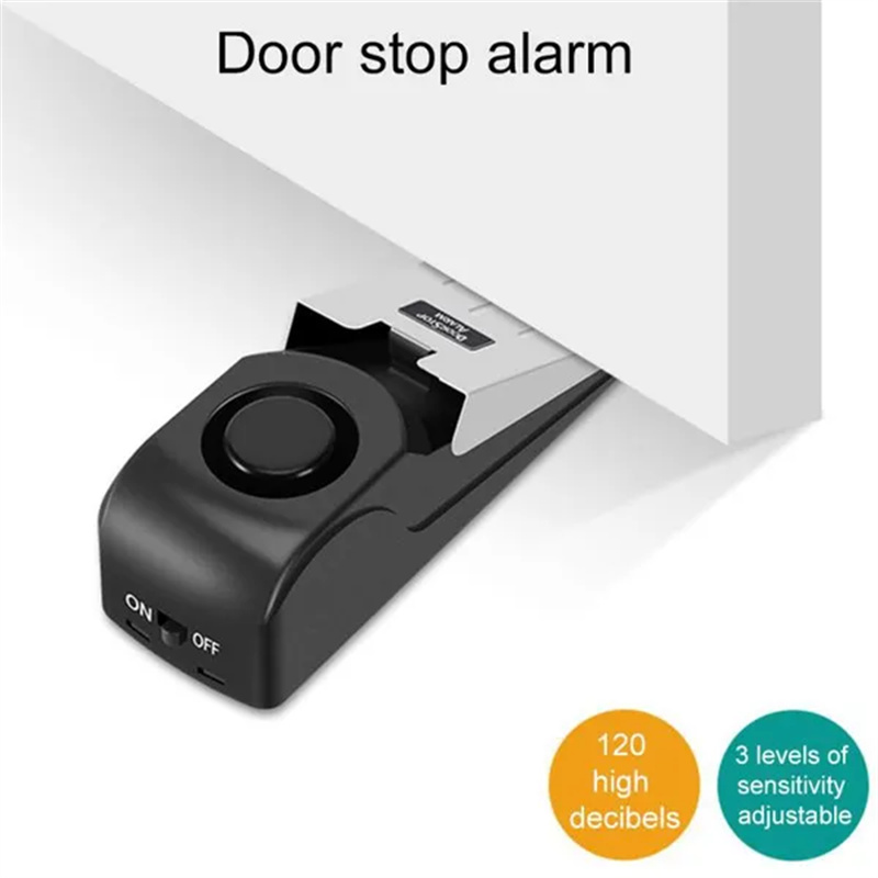 120db Wireless Door Stop Stopp - Door Wedge Alarm recension och pris