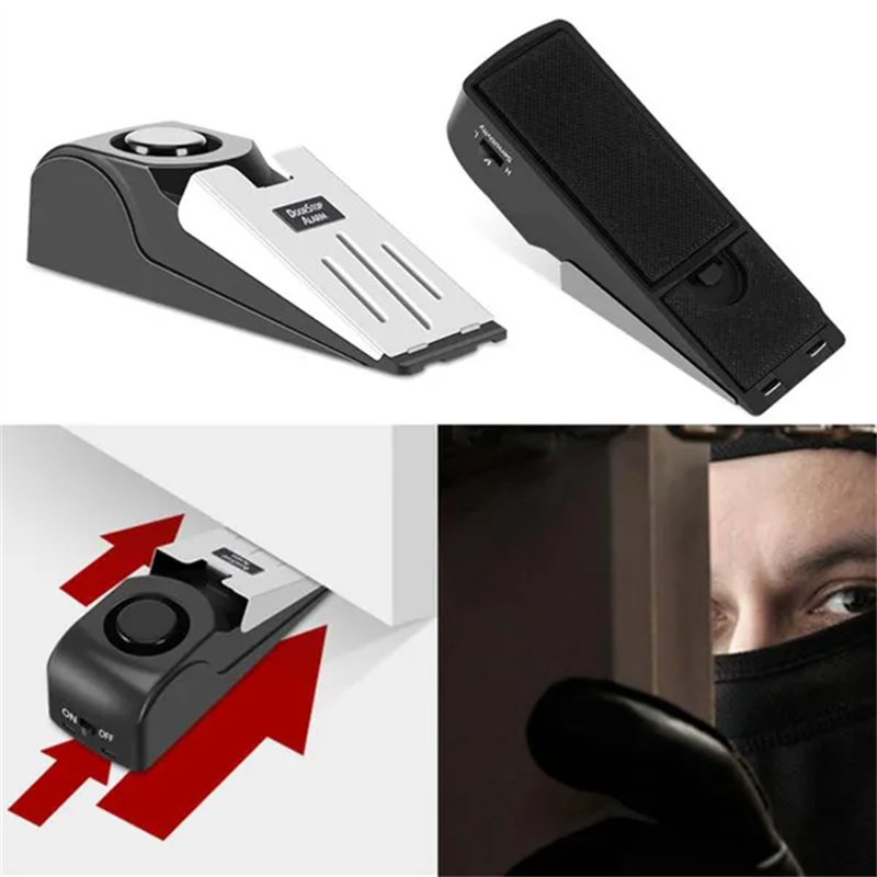 120db Wireless Door Stop Stopp - Door Wedge Alarm recension och pris