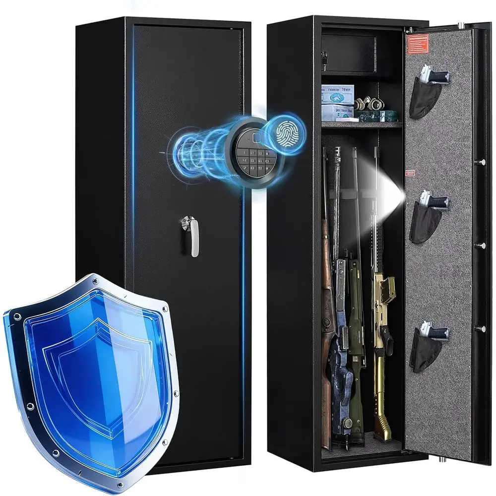 Biometric Fingerprint Safe - 8 - Home Security Safe recension och pris