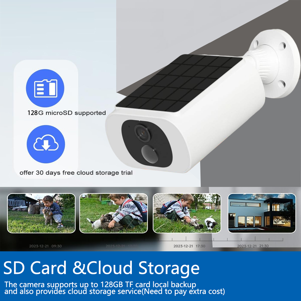Tuya 5MP Solar Security Camera - Home Security No Wifi Needed recension och pris