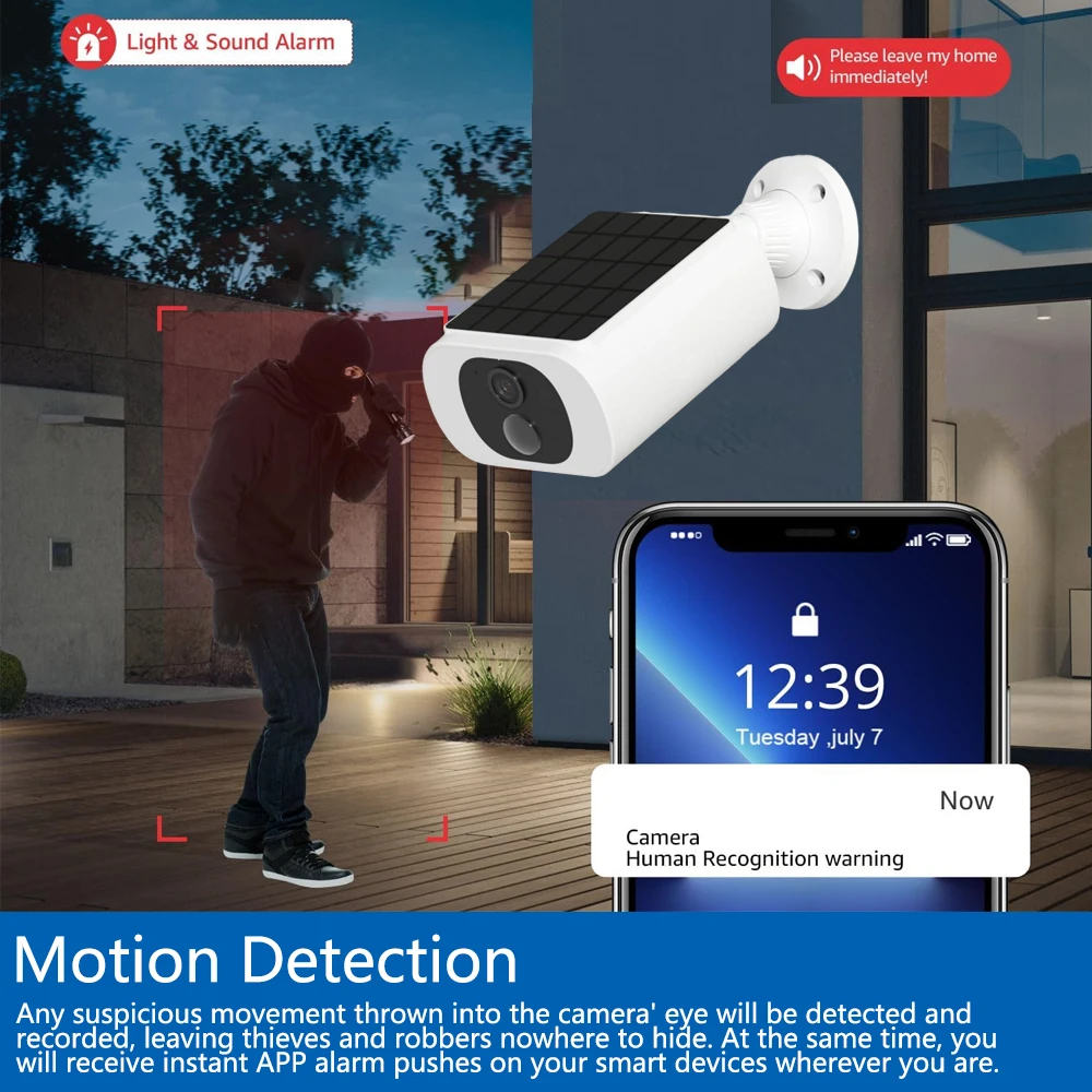 Tuya 5MP Solar Security Camera - Home Security No Wifi Needed recension och pris