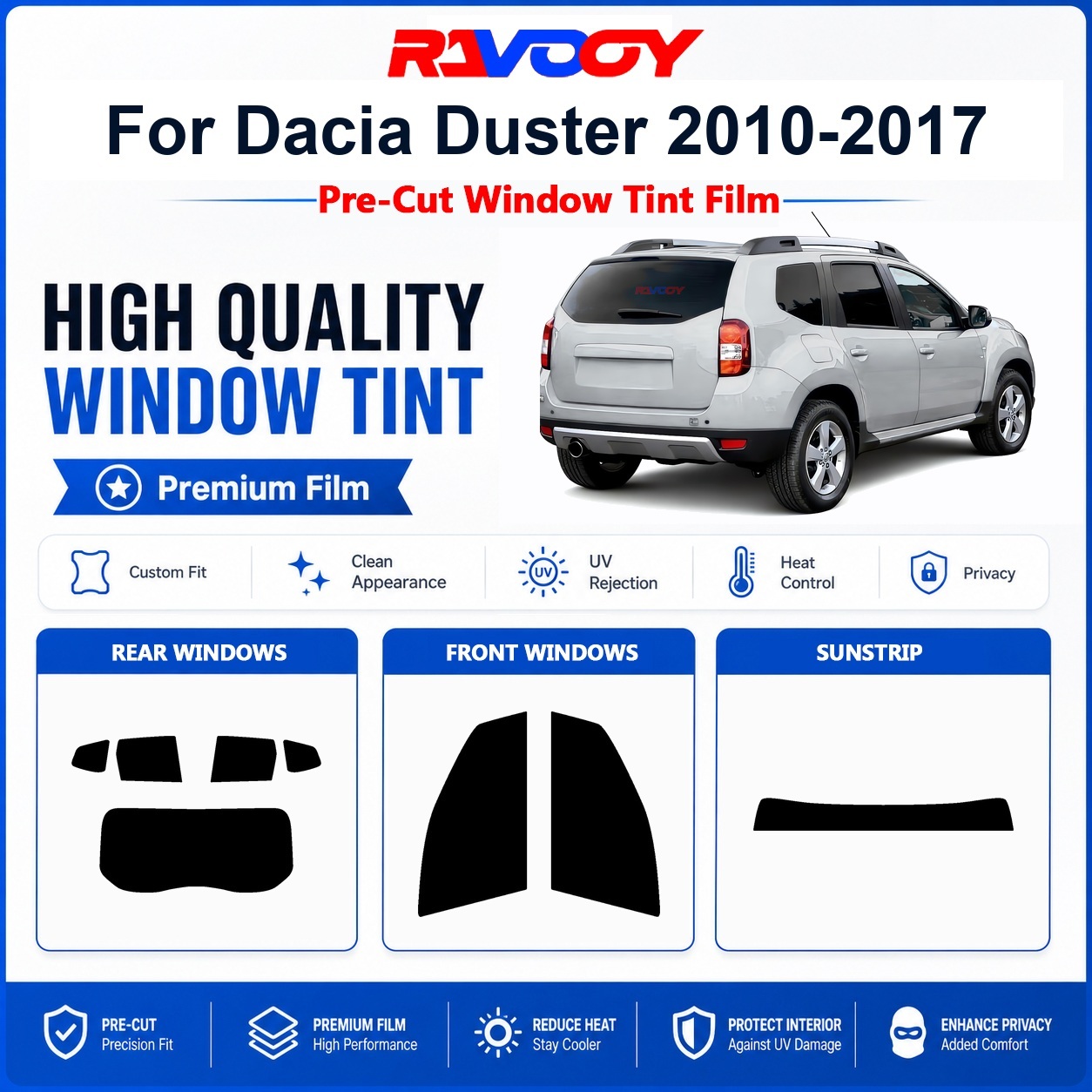 Premium Pre-Cut Window Tint Fo - Home Security For Windows recension och pris