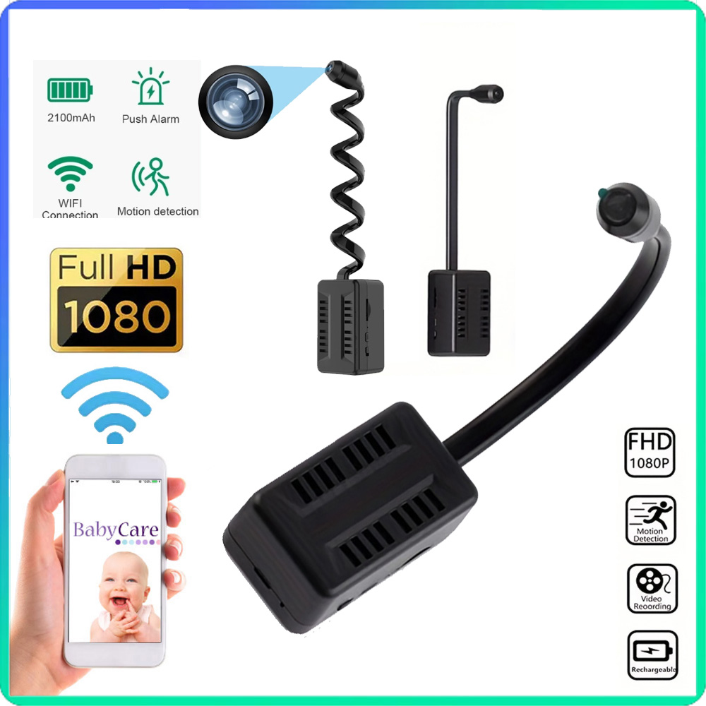 1080P DIY Mini Wifi Camera 32G - Home Security Hidden Cameras recension och pris