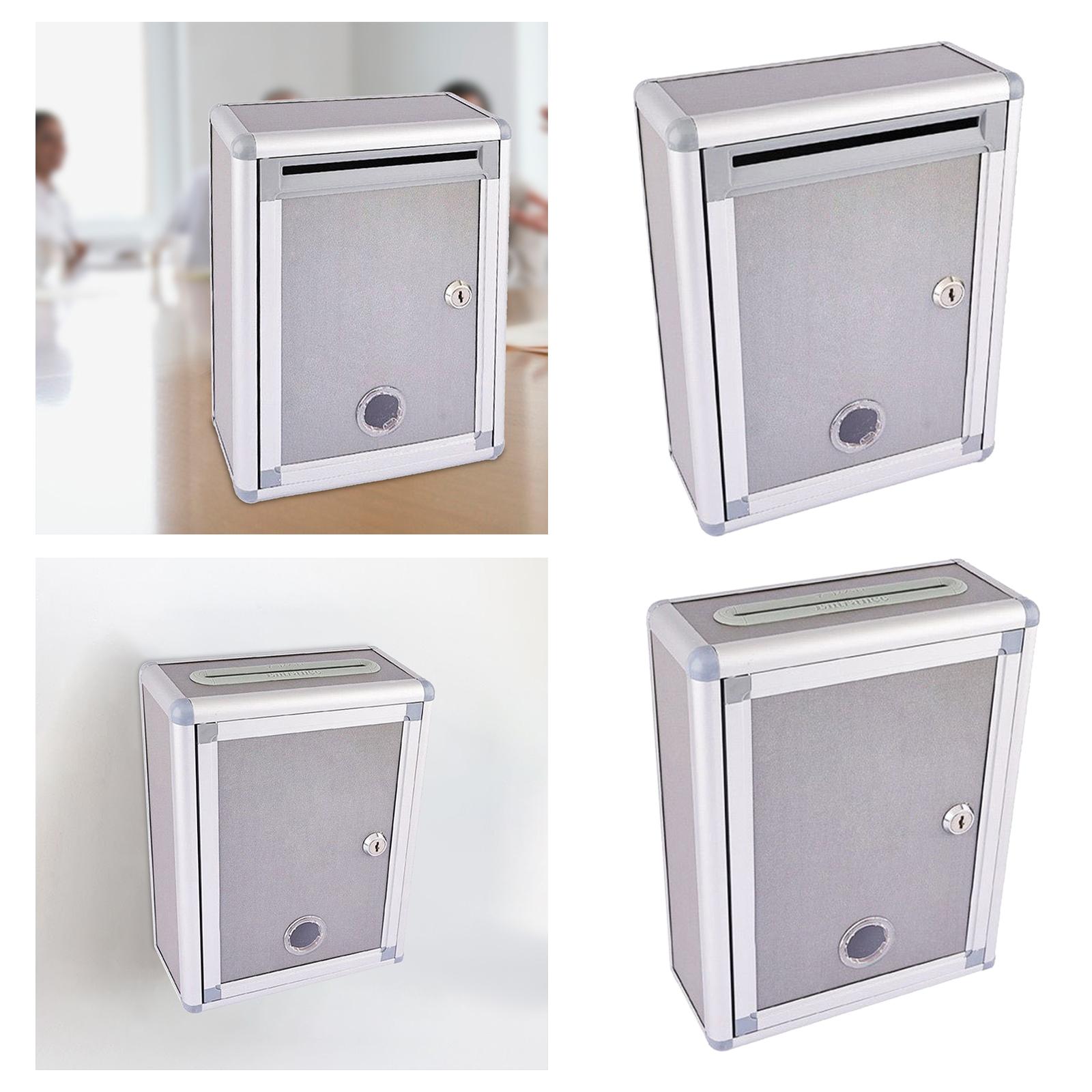 Wall Mail Box with Lock Metal  - Home Security Letters recension och pris