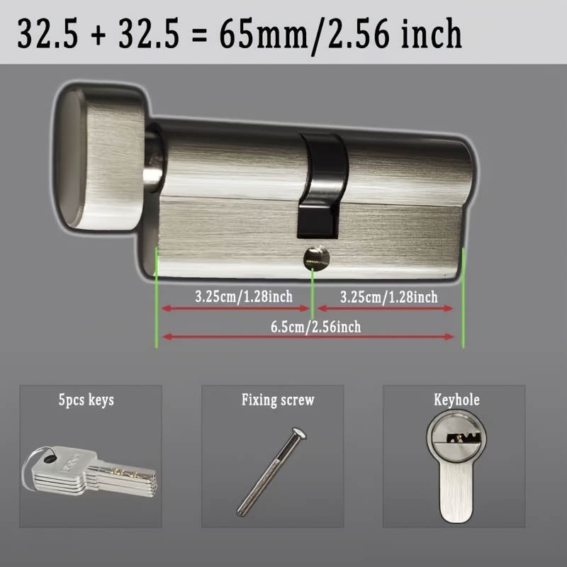 1Pc European Standard All-Copp - Home Security Locks For Doors recension och pris