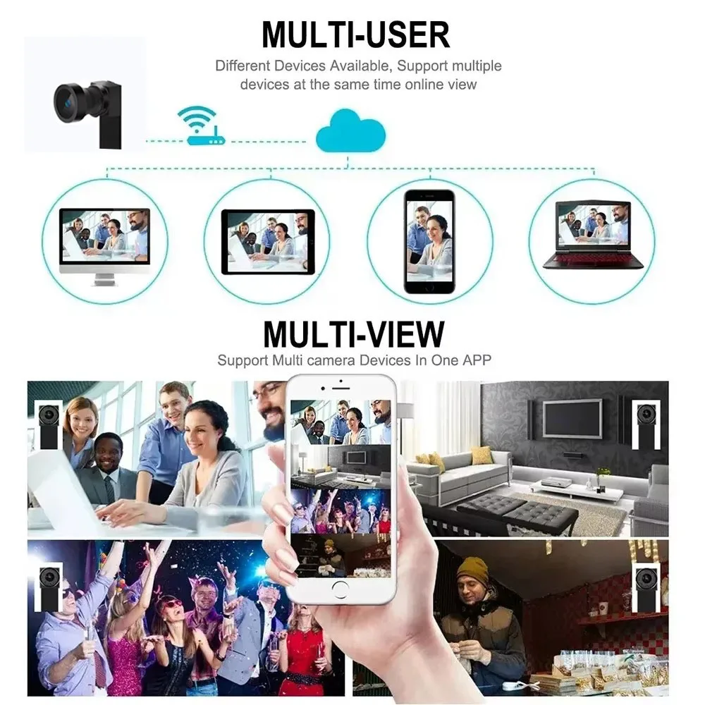 Upgraded Version, 4K HD Mini W - Home Security Hidden Cameras recension och pris